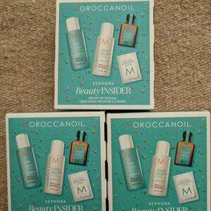 3 Sephora Birthday Gift Sets MOROCCANOIL Shampoo Conditioner Hair Oil Hand Cream